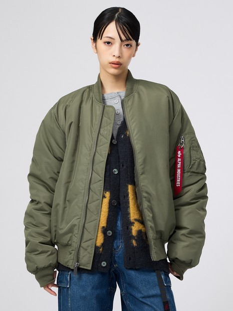 ALPHA / アルファ】MA-1 RELAXED FIT FLIGHT JACKET