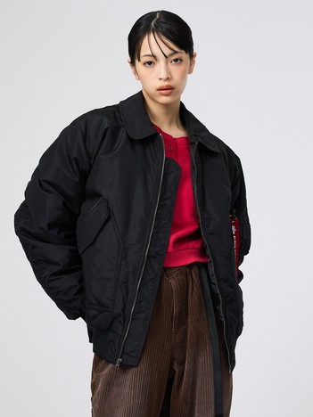 【ALPHA / アルファ】CWU-45/P RELAXED FIT FLIGHT JACKET / オックスフォード リラックスフィット フライトジャケット / ユニセックス