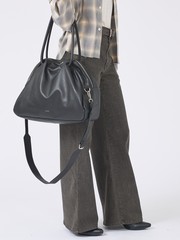 YArKA/ヤーカ】real leather sharp & soft mix nuance bag Lサイズ