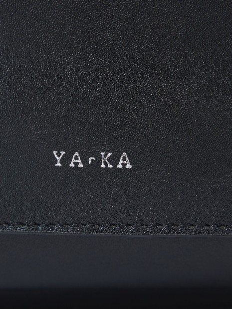 YArKA/ヤーカ】real leather flap pocket round backpack/リアルレザー