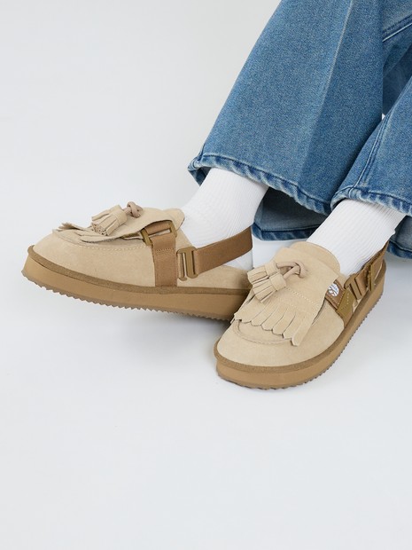 SHAKA / シャカ】キルトタッセル ミュールサンダル / SK-296 MOC MULE