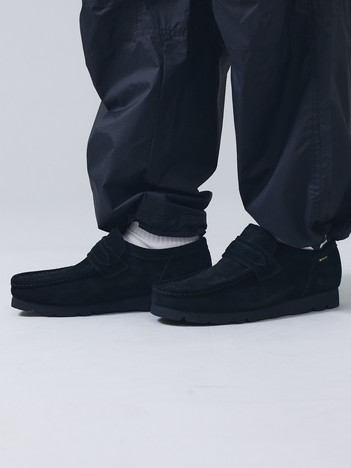 SELECT BY ABAHOUSE (MEN'S) - 【CLARKS/クラークス】Walla Loafer GTX /ワラローファー/Black Suede / Black leather【予約】
