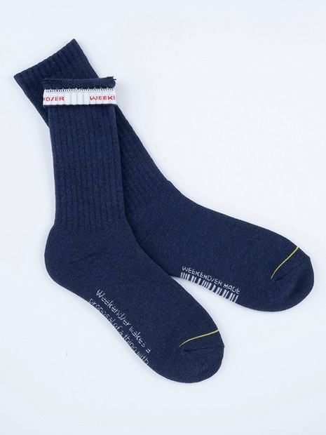 WEEKENDER/ウィークエンダー】ロゴソックス / 靴下 / SOCKS LOGO【予約