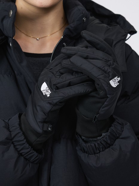 【新品】THE NORTH FACE ヌプシ コンバーチブルミット L 手袋 黒 THE NORTH FACE / ザ・ノースフェイス】ヌプシイーチップグローブ