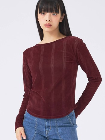 SELECT BY ABAHOUSE (Ladie's) - 【Robert P Miller | ロバート・ピー・ミラー】Flocky  tee/シアートップス【WEB限定】【予約】