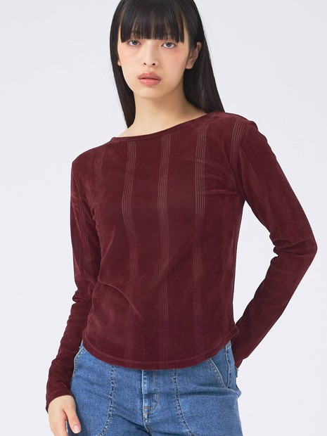 SELECT BY ABAHOUSE (Ladie's) - 【Robert P Miller | ロバート・ピー・ミラー】Flocky  tee/シアートップス【WEB限定】【予約】