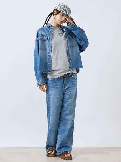 【Healthy denim / ヘルシーデニム】Almond/デニムシャツ/【WEB限定】【予約】