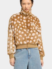 【adidas/アディダス】ANIMAL PRINT FIREBIRD JACKET/アニマルジャケット/アニマル柄/ボア/アウター/ジャケット