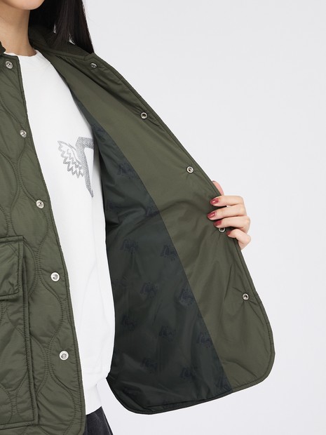 【別注】ユニセックスキルティングプルオーバー UNIVERSAL OVERALL/ユニバーサルオーバーオール】QUILT HALFCOAT