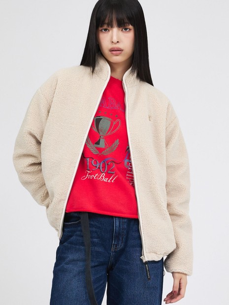 値下げしました！ラッセルアスレチック　コート RUSSELL ATHLETIC/ラッセル アスレチック】シープボアジップジャケット