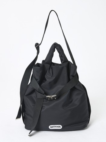 【OUTDOOR PRODUCTS / アウトドアプロダクツ】2WAY巾着ベルトナイロントートバッグM/ナイロン/トート2way Belt Tote [M]バッグ
