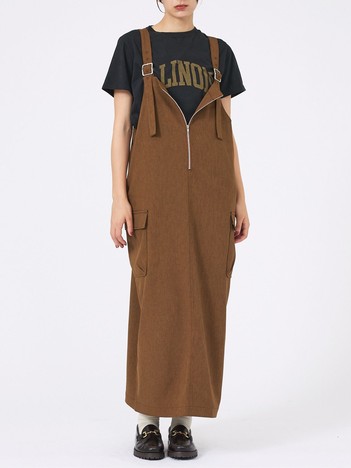 【UNIVERSAL OVERALL/ユニバーサルオーバーオール】ジャンパースカート/ U2632708/BARE JUMPER SKIRT