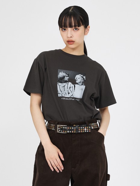 【BROCKUM / ブロッカム】KENJI KUBO / KURT COBAIN/カートコバーン / コートニーラブ/フォトTシャツ/ユニセックス/199X ARCHIVE
