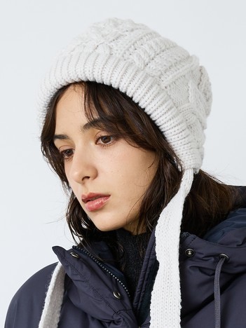 【RUBEN/ルーベン】ケーブルニットボンネット/RUS-8407/CABLE KNIT BONNET