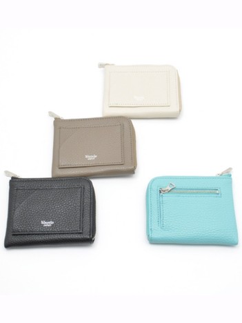 【blancle/ブランクレ】イタリーレザーのL字ファスナーミニウォレット/S.LEATHER SHORT L ZIP WALLET/bc1294/財布/ミニ