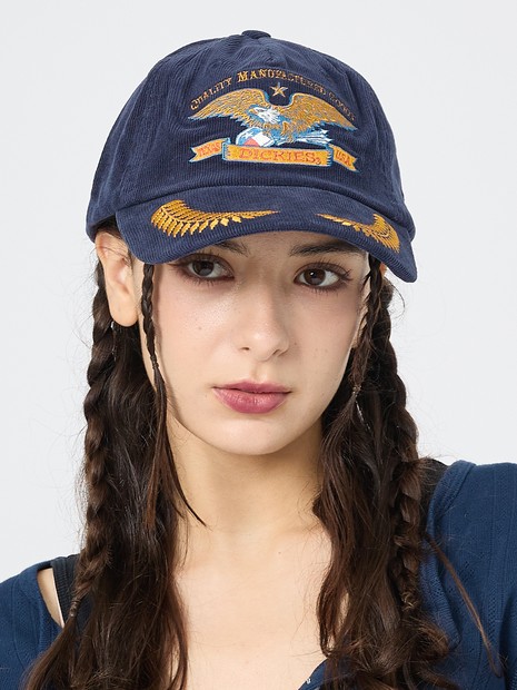 Dickies / ディッキーズ】EX CORDUROY LAW EAGLE MOTIF 5PANEL CAP