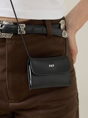 【1/2HALF / ハーフ】コインキャッチャー付き / ショルダーウォレット / 撥水レザー / 財布 / HA-323