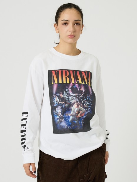【JOHNBULL/ジョンブル】NIRVANA / ニルヴァーナ / MTV Unplugged in New York ロングスリーブTシャツ / ユニセックス