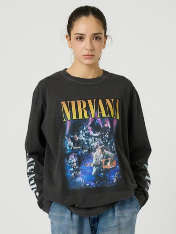 SELECT BY ABAHOUSE (MEN'S) - 【JOHNBULL/ジョンブル】NIRVANA / ニルヴァーナ / MTV Unplugged in New York ロングスリーブTシャツ / ユニセックス