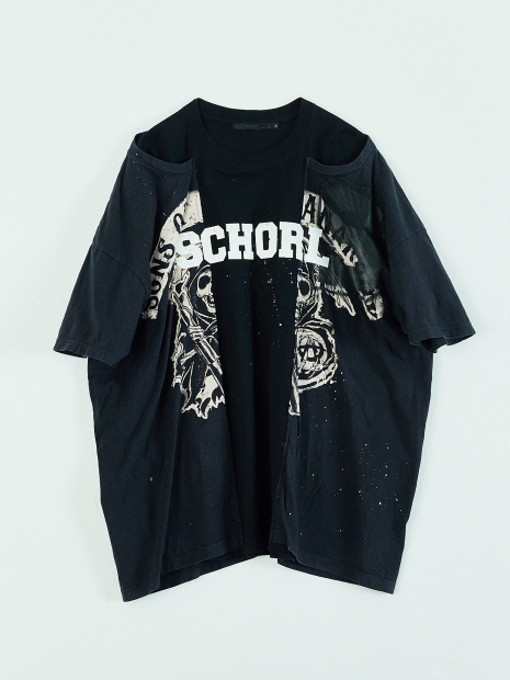 SCHORL カスタム ロック Tシャツ #3