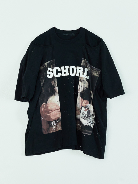 SCHORL カスタム ロック Tシャツ #4