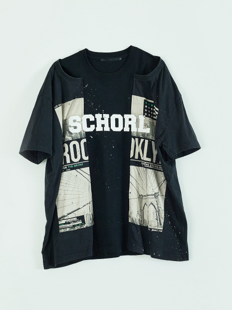 SCHORL カスタム ロック Tシャツ #31