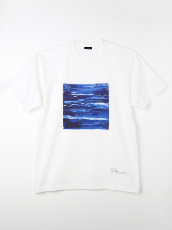 5351プールオム × 山下良平コラボ Blue Ocean / クルーネック 半袖 Tシャツ