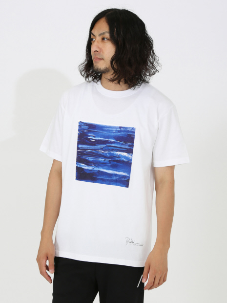 5351プールオム × 山下良平コラボ Blue Ocean / クルーネック 半袖 Tシャツ