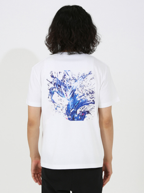 5351プールオム × 山下良平コラボ Splash / クルーネック 半袖 Tシャツ