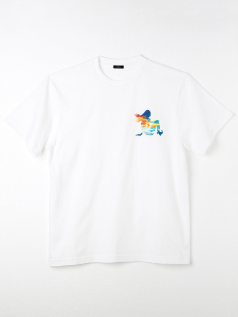 5351プールオム × 山下良平コラボ Sunset-View / クルーネック 半袖 Tシャツ