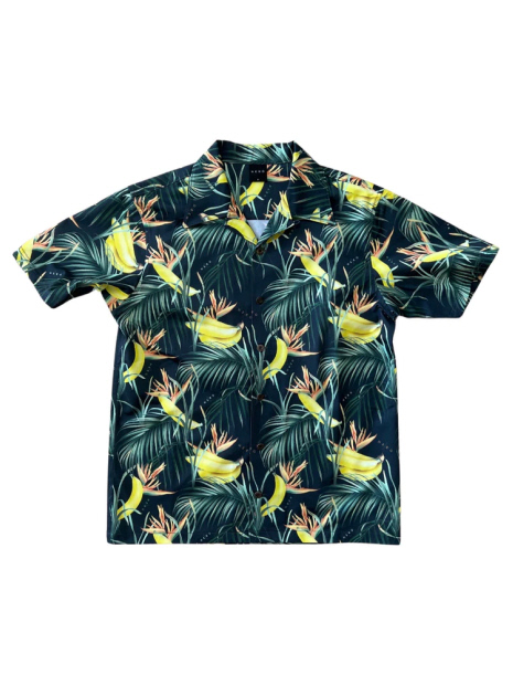 HERG1 / エルグワン UNISEX TEXBRID PRINT ALOHA SHIRT プリントアロハ