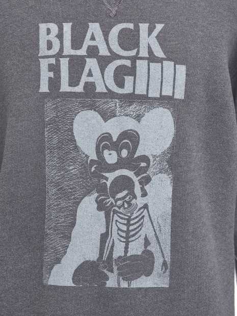 【USED】BLACK FLAG / ブラック フラッグ クルーネック スウェット トレーナー