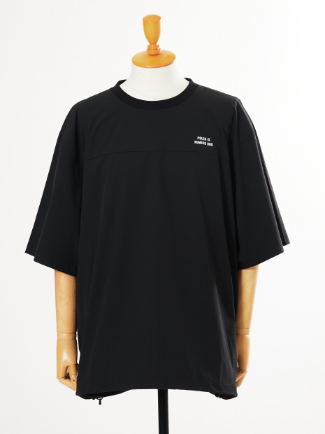 POLER / ポーラー STRETCH RIP NYLON BAGGY S/S バックプリント 半袖Tシャツ