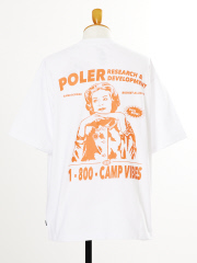 スピーク フォー
POLER / ポーラー RND RELAX FIT TEE バックプリント 半袖Tシャツ