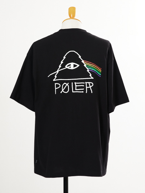 POLER / ポーラー PSYCHEDELIC RELAX FIT TEE バックプリント 半袖Tシャツ