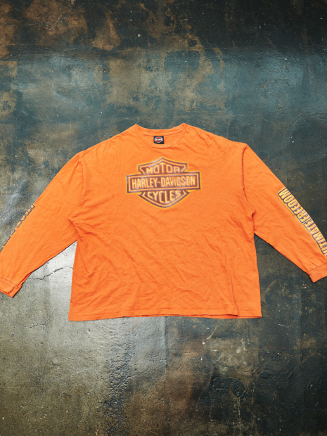 【USED】「HARLEY-DAVIDSON 」ハーレーダビッドソン 長袖 Tシャツ