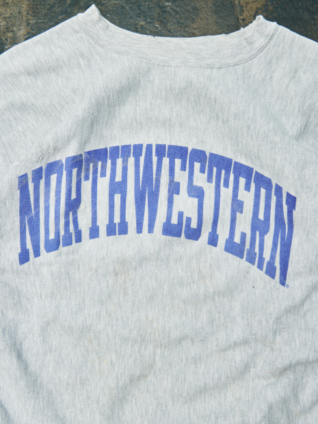 【USED】Champion 「NORTH WESTERN」REVERSE WEAVE SWEAT SHIRT チャンピオン スウェット シャツ