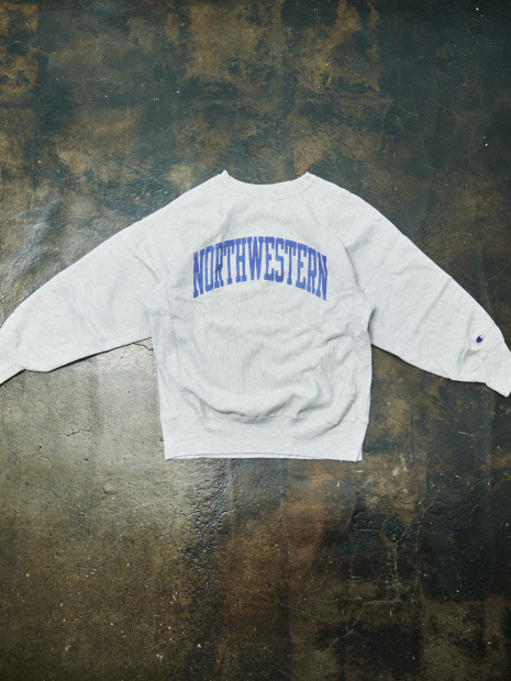 【USED】Champion 「NORTH WESTERN」REVERSE WEAVE SWEAT SHIRT チャンピオン スウェット シャツ