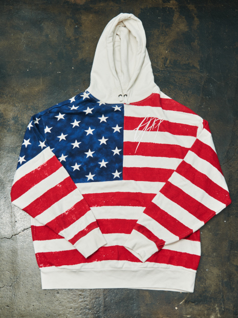 【USED】GAP × BALMAIN 「AMERICAN」 HOODIE アメリカン フーディー パーカー