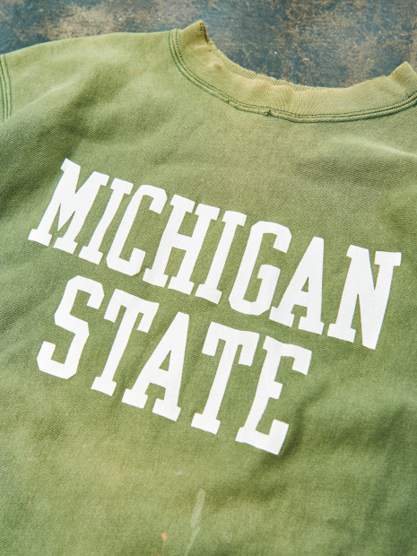 【USED】Champion 「MICHIGAN STATE」 REVERSE WEAVE SWEAT SHIRT  チャンピオン スウェット シャツ