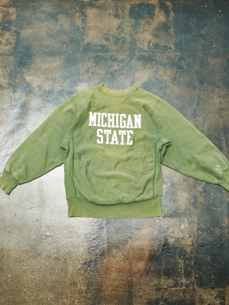 【USED】Champion 「MICHIGAN STATE」 REVERSE WEAVE SWEAT SHIRT  チャンピオン スウェット シャツ