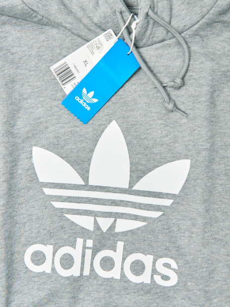 【USED】adidas TREFOIL HOODIE アディダス トレフォイル フーディー パーカー