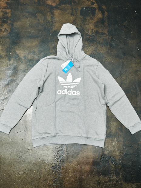 【USED】adidas TREFOIL HOODIE アディダス トレフォイル フーディー パーカー