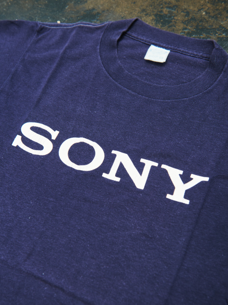 【USED】ANVIL 80s VINTAGE T-shirt「SONY」ヴィンテージ Tシャツ ソニー