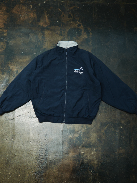 【USED】PORT AUTHORITY NYLON FLEECE JACKET ポートオーソリティー ナイロン フリース ジャケット