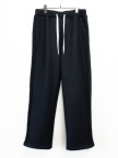 【rykt】Wool felt cable semi-wide pants