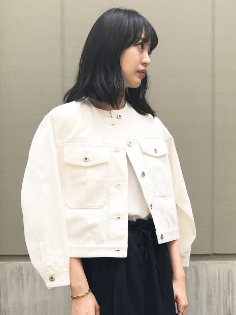 デニムブルゾン