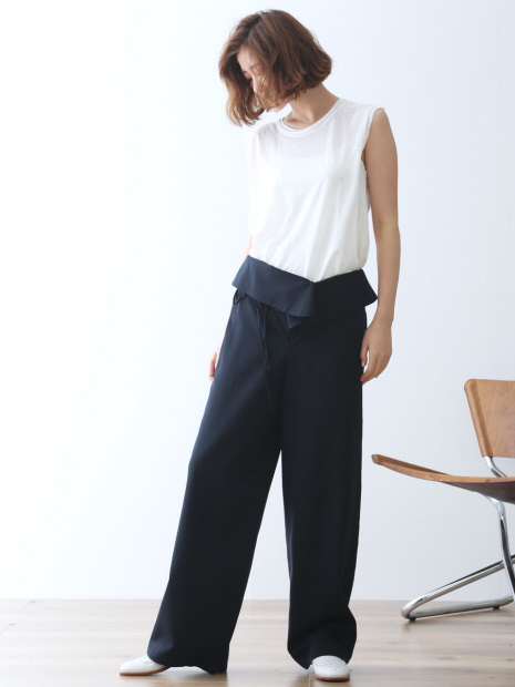 レーヨンオックスラップパンツ