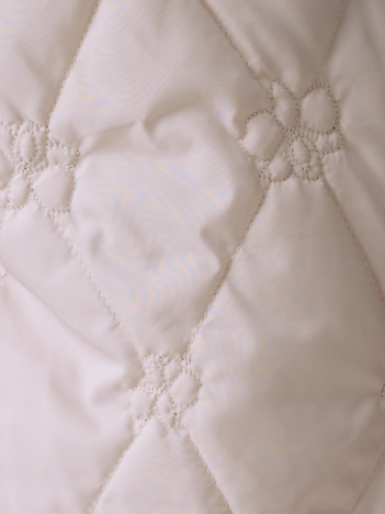 オリジナルロゴフラワー刺繍中綿ジャケット｜SELFIST / セルフィスト