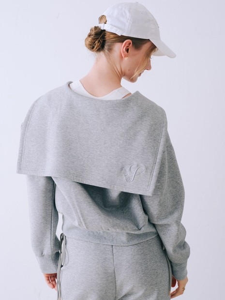 WAITING WAIT A MINUTE フード付きスウェット x ALAN VEGA Loose Hoodie 